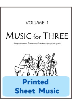 Music for Three - Volume 1 - Create Your Own Set of Parts - Printed Sheet Music